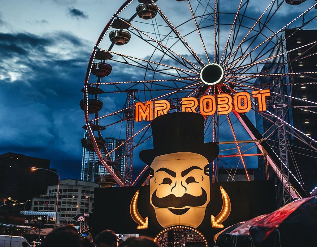 Mr. Robot Ferris Wheel at SXSW