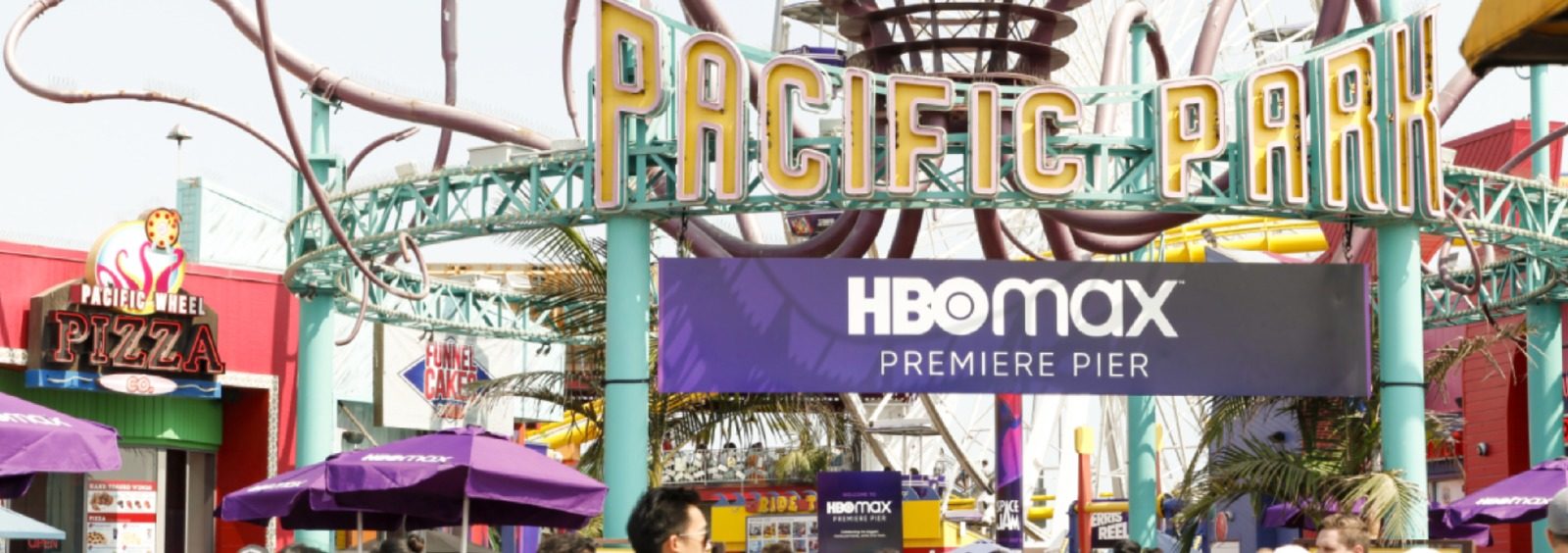 HBO Max Premiere Pier takeover entrance