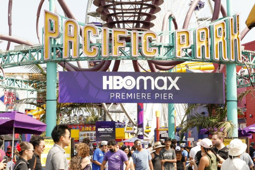 HBO Max Premiere Pier takeover entrance